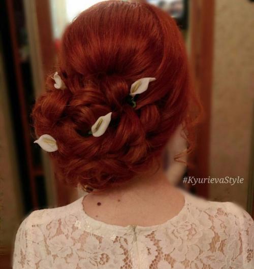 Топ 20 интересных причёсок на выпускной 2017 г? 03