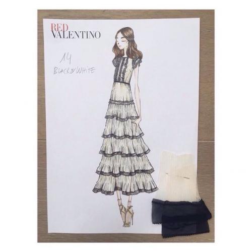 Сегодня Мартина стоессель как всегда появилась в платье любимого бренда Red Valentino, которое было сшито на заказ. 02