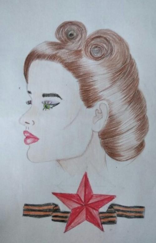 Причёски 40-х годов носили романтичный характер: в них было много женственных локонов, проборов и начёсов. 03