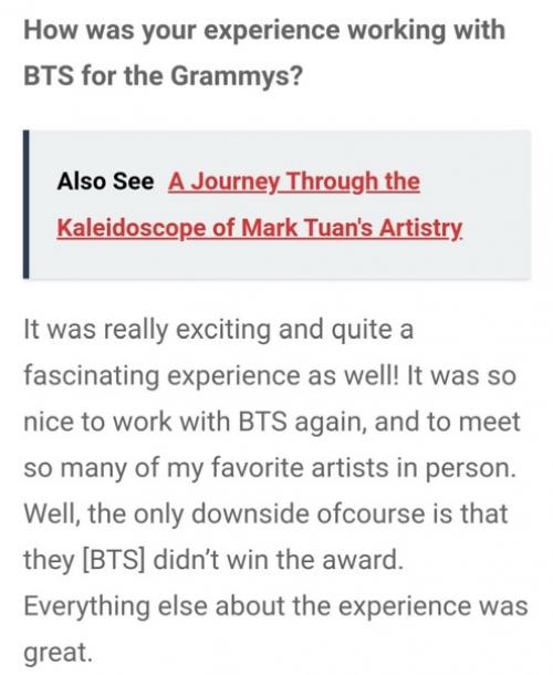 Пак наеджу, основатель знаменитого салона красоты и макияжа Bit & Boot, упомянул BTS в своем интервью журналу RS India! 02