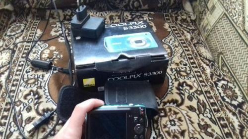 Продаётся цифровой фотоаппарат Nikon Coolpix S3300 со всеми комплектующими чехол в подарок. 01