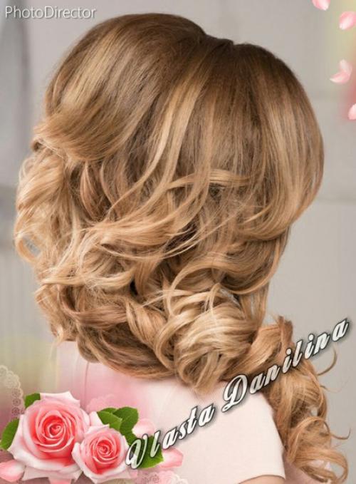 Прическа и макияж вечерний, для Елены прекрасной. 02