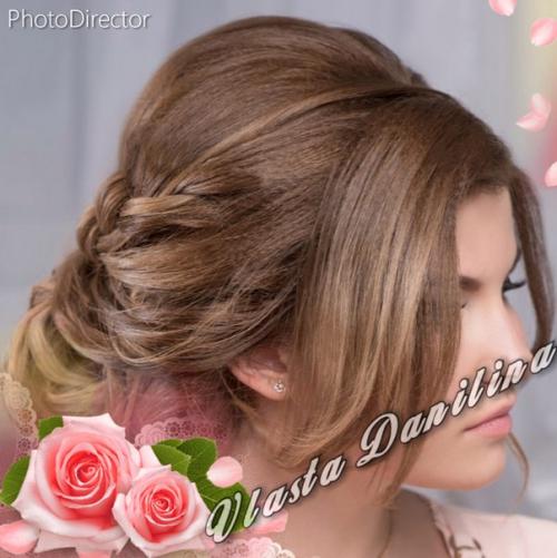 Прическа и макияж вечерний, для Елены прекрасной. 01