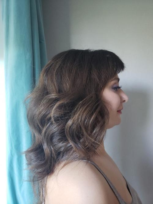 Вот такой краивой девушке я делала прическу и макияж подруге на свадьбу. 02