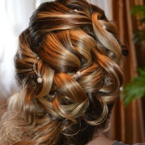 Девушки!  Приглашаю вас на прически, (свадебные, вечерние, детские). 04