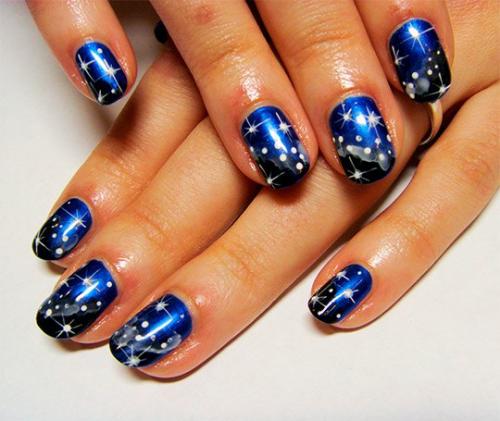 Самый модный цветной маникюр. 03