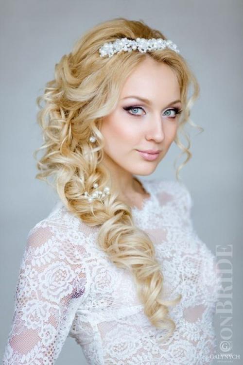 Свадебные образы.  Прическа свадебная 1000-2500 р. 02