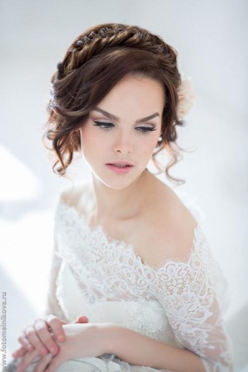 Свадебные образы.  Прическа свадебная 1000-2500 р. 01