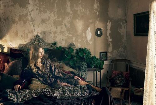 Bohemian Lights: Элизабет эрм в фотосессии регана Кэмерона для Harper's Bazaar UK October 2015. 07