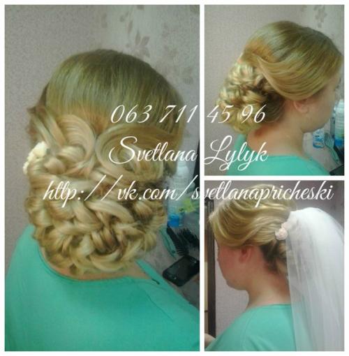 Такая прическа идеально подойдет для образа невесты. 01