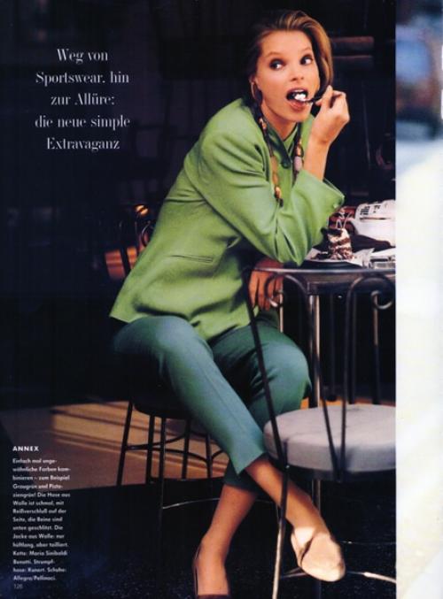 Nicht Alltaglich. Vogue Германия, январь 1990 года. 02