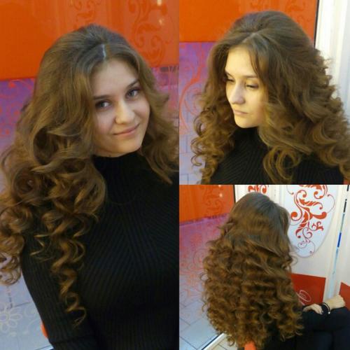 Локоны из средних и длинных волос 500;. 08