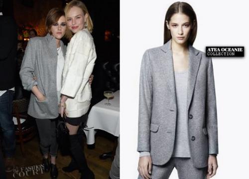 Вчера Кристен появилась на IFC показе фильма Облака Зильс - Марии в чудесном белом костюме от бренда Ateaoceanie. 01