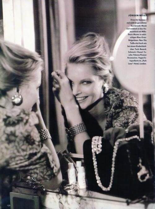 Nicht Alltaglich. Vogue Германия, январь 1990 года. 04