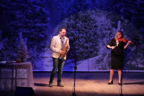 7 января провели юмористический новогодний концерт с улыбкой в новый год! 07