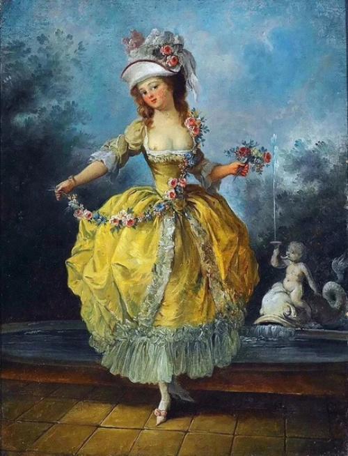 Женский костюм барокко и рококо. 05 Женский костюм барокко и рококо. 05