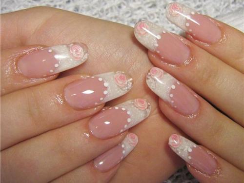 Свадебный дизайн ногтей. 08