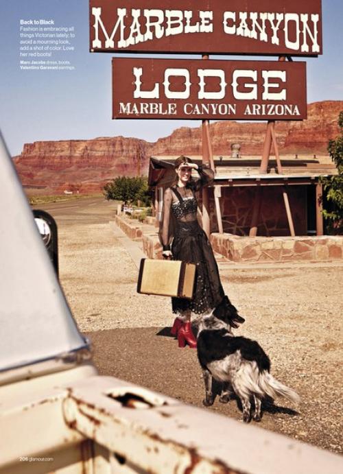 West Dressed: фотосессия Виктора демаршелье для US Glamour October 2015. 06