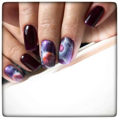 Свежие идеи для дизайна на коротких ногтях? 01