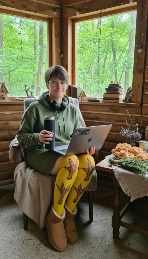 Современная Баба-яга на Удалёнке. 01