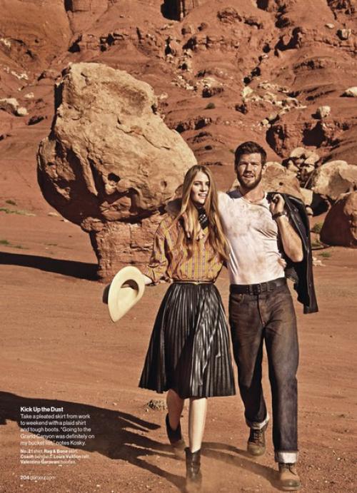 West Dressed: фотосессия Виктора демаршелье для US Glamour October 2015. 04