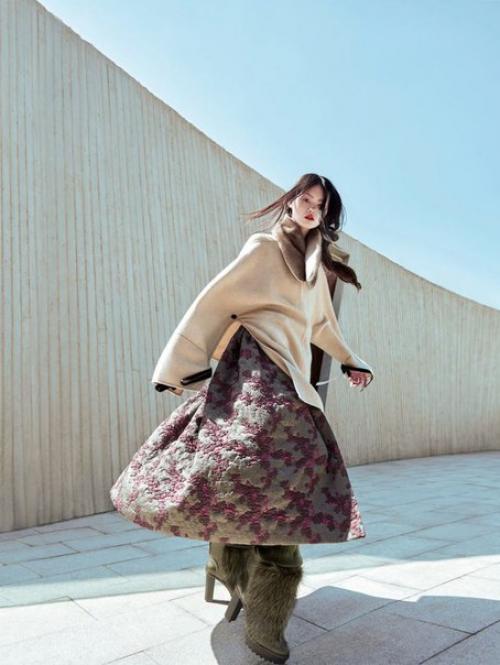 Wrap Up: сон Хы в фотосессии инь чао для Vogue China November 2015. 03