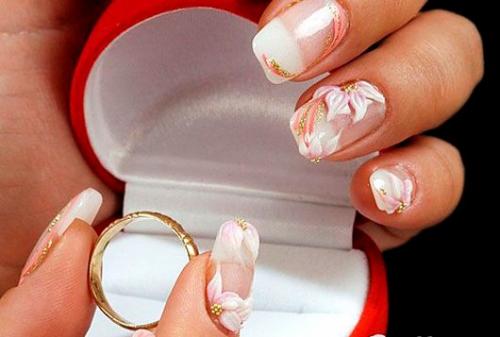 Свадебный дизайн ногтей. 02