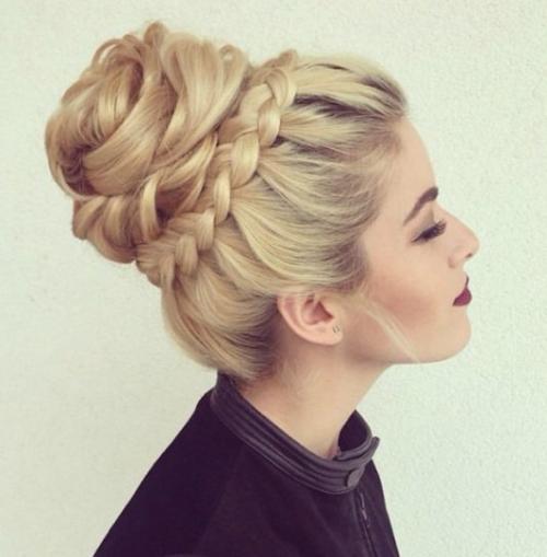 Вечерний макияж, прически и коррекция бровей. 03