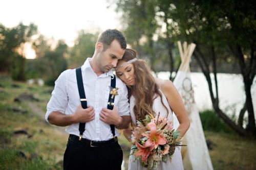 Стиле бохо в макияже. Свадьба в стиле "Бохо" (богемный стиль).