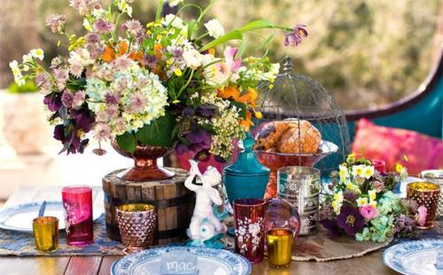 Стиле бохо в макияже. Свадьба в стиле "Бохо" (богемный стиль).