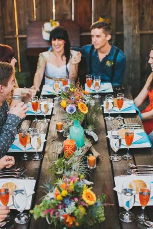 Стиле бохо в макияже. Свадьба в стиле "Бохо" (богемный стиль).