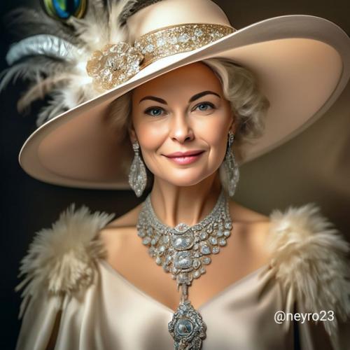 Женщина светского общества бальзаковского возраста - это элегантная дама, которая обладает красотой, изяществом и грацией. 03