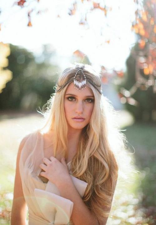 Макияж свадебный в стиле бохо. Все больше нравится стиль бохо в свадебных образах.