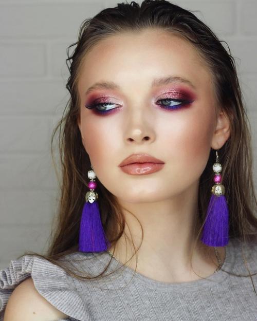 Все виды макияжа, свадебный макияж, вечерний, дневной, Смоки айс, детский макияж, Nude - макияж, возрастной макияж, макияж для фотосессий. 03