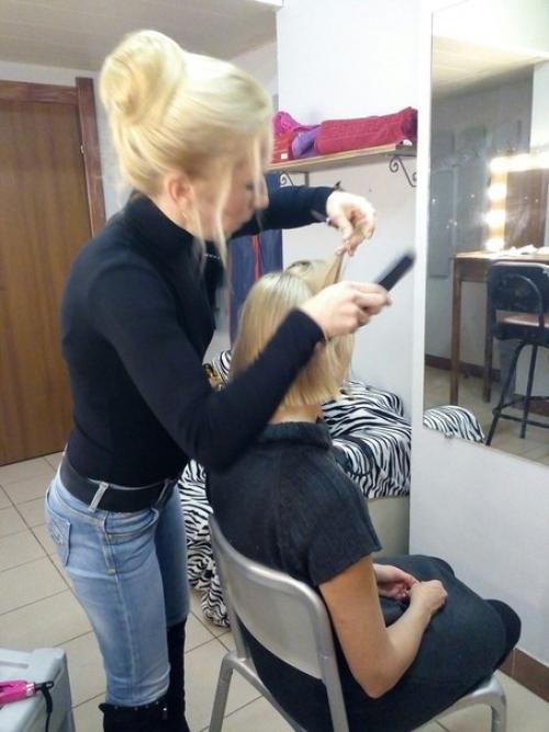 Новая фото сессия где мы исполняли: Груздева Вера - прическа, макияж Ксения разумовская. 05