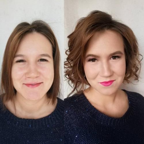 Макияж и прическа, полный образ 2100. 05