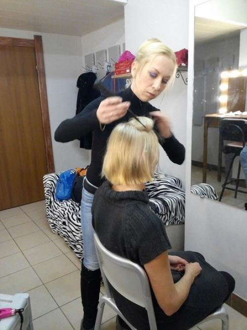 Новая фото сессия где мы исполняли: Груздева Вера - прическа, макияж Ксения разумовская. 01