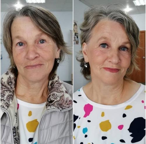 Макияж и прическа, полный образ 2100. 03