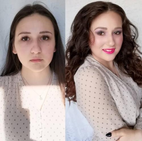 Макияж и прическа, полный образ 2100. 02