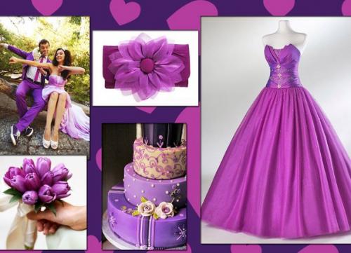 Свадьба в фиолетовом цвете. 07