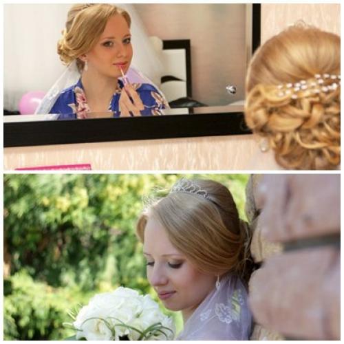 Предлагаю вам:  Свадебные прически и макияж. 08