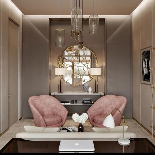 6 интерьеров, в которых дизайнеры заменили картины зеркалами (и это красиво). 03