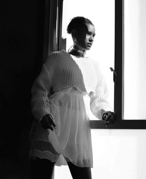 Pillow Talk: ясанни брито в фотосессии Азима хайдаряна для Elle US March 2016. 08