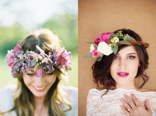 Прическа с цветами - самая нежная прическа. 03