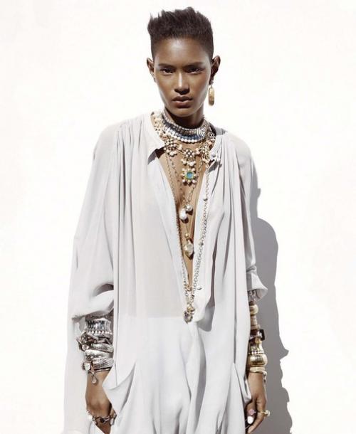 Pillow Talk: ясанни брито в фотосессии Азима хайдаряна для Elle US March 2016. 01