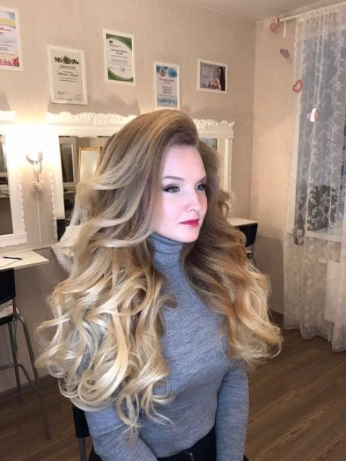 Милые девушки, ?  Я начинающий визажист и стилист по прическам. 04