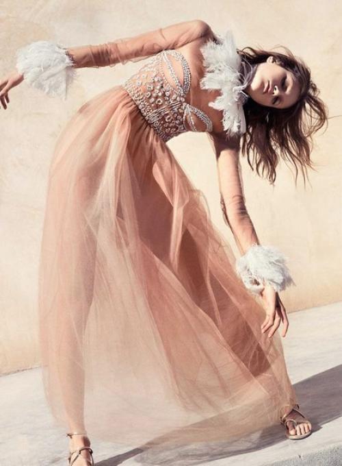 Never Felt so Free: Валерия кауфман в фотосессии Маркуса ольссона для Harper's Bazaar Germany May 2016. 01