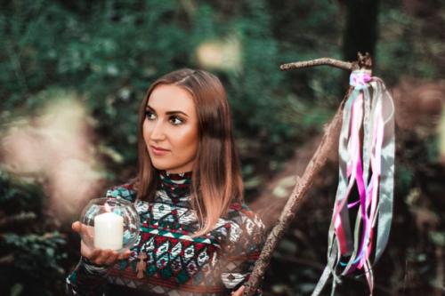 Совместная работа с фотографом, девушка сама себе придумала образ. 01