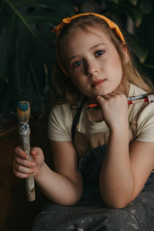 Съёмка юный художник. 02