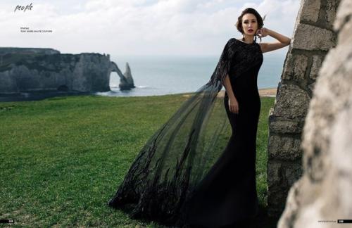 Мои мейки и прически для обложки журнала Fpost, съемки которой проходили в нормандии, Франция. 02